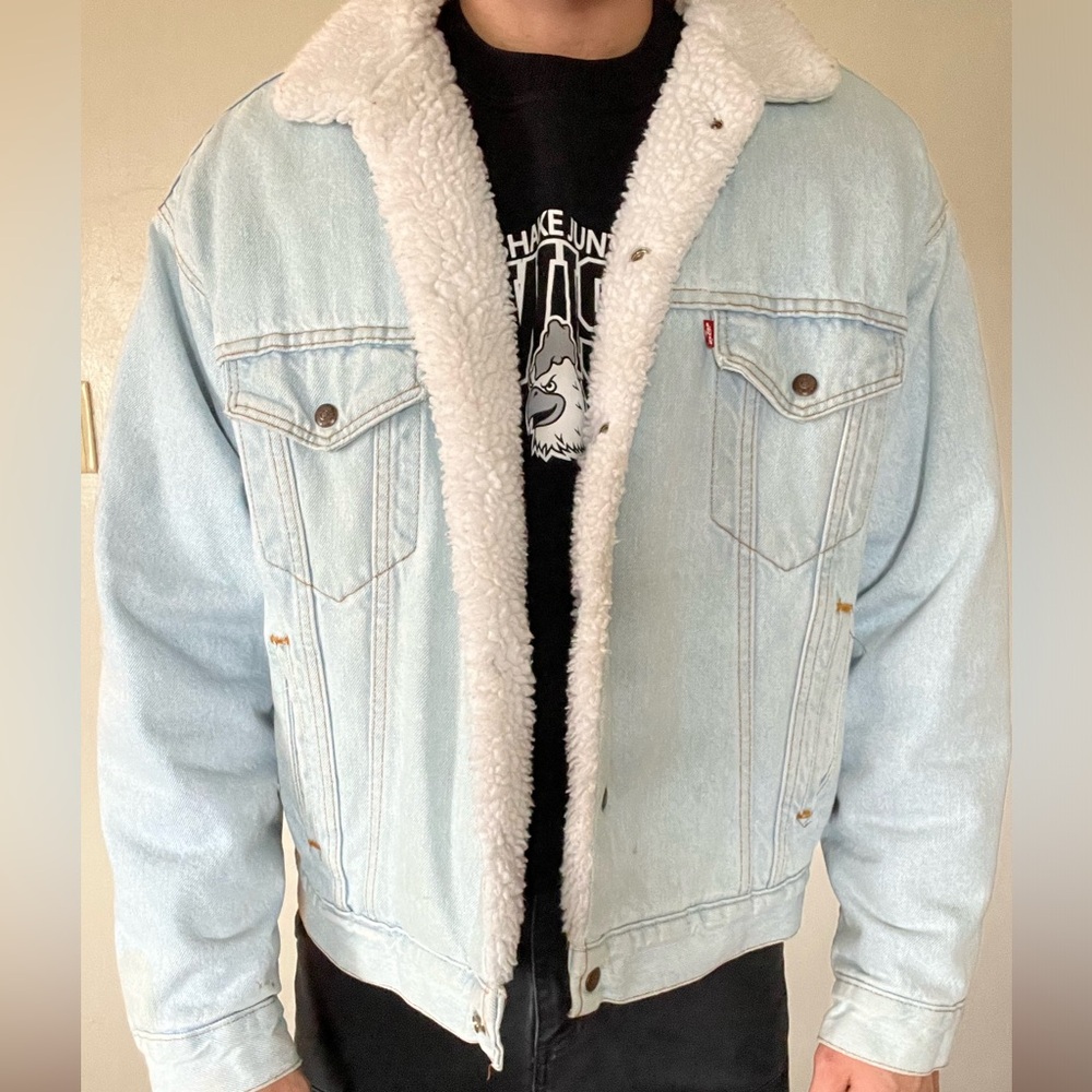 Vintage Levis Sherpa Lined Trucker Jacket